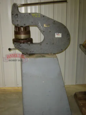Rotex Model 12LF1.50 Hand Punch Press, 12" throat, 12 station