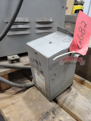 Powertran1 KVA Transformer, 480/240 High Voltage In, 24/48 Secondary Voltage Transformer, Single Phase