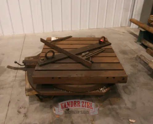 56" x 36" Rotary Table, 6 T-Slots