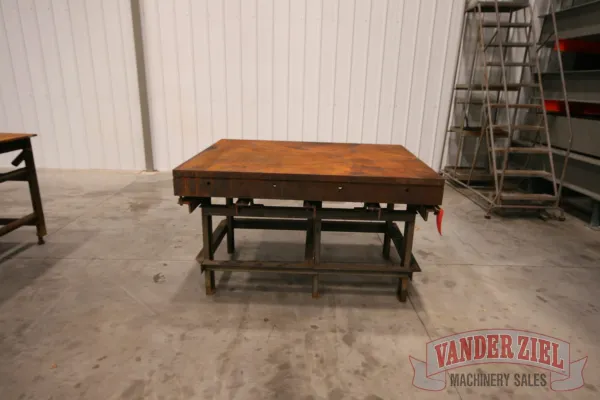 48" x 60 3/4" Welding Table, 1/2" Thick, 36" High