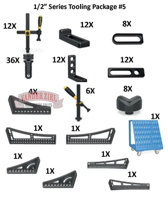 Siegmund 1/2" Series (System 16) Tooling Package #5, Model 4-163500.1 - NEW