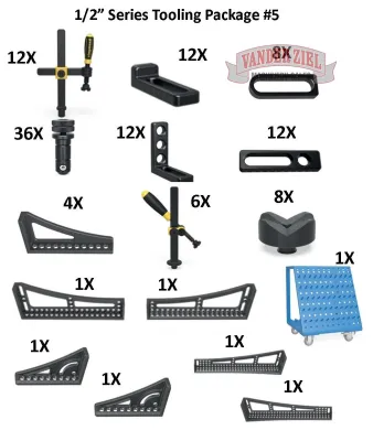 Siegmund 1/2" Series (System 16) Tooling Package #5, Model 4-163500.1 - NEW