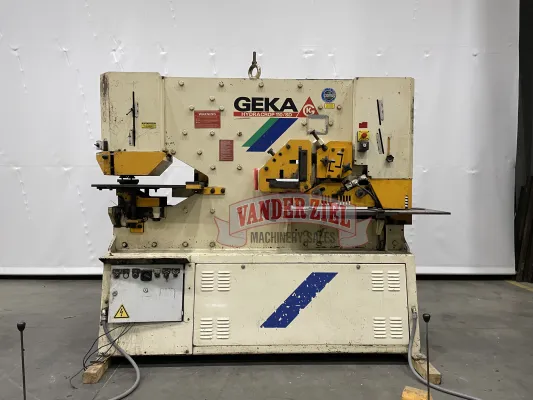 Geka 110 Ton Ironworker, Model Hydracrop 110/80 SD