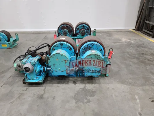 Ransome Micarta 150 Ton Tank Turning Rolls, Model 150 PRM