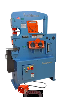 Scotchman 50 Ton Ironworker, Model 50514-EC with LED Lighting, 480 Volt / 3 Phase