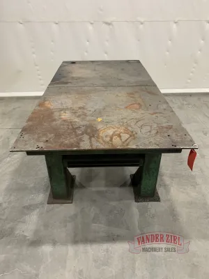 96 1/2" x 48 1/4" Welding Table, 36 1/2" High
