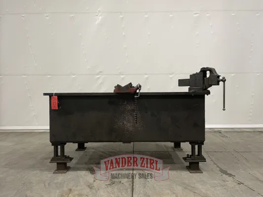 78" x 48" Welding Table, 38 1/2" High