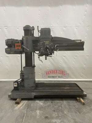 Carlton 5’ x 11” Radial Drill, Model 1A