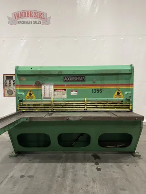 Accurshear 6’ x 10 Gauge Low Profile Hydraulic Shear, Model 61356