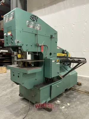 Piranha Model PII-110, 110-Ton Dual Operator Hydraulic Ironworker