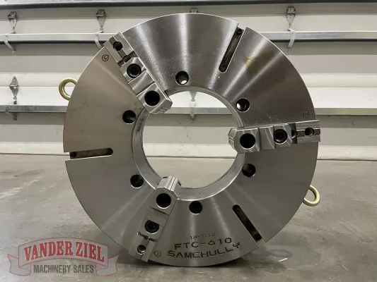 Samchully 24" Three Jaw Scroll Chuck, 10.8" Bore - NEW