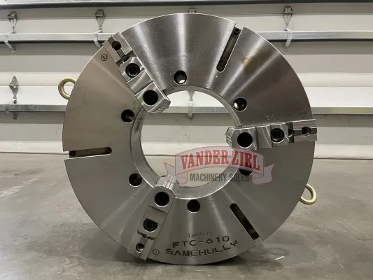 Samchully 24" Three Jaw Scroll Chuck, 10.8" Bore - NEW