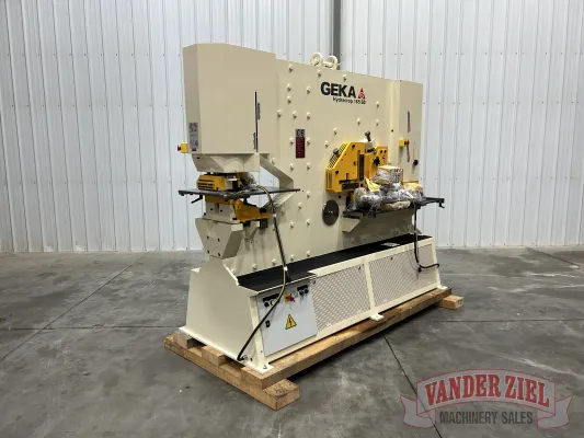 Geka Hydracrop 165 Ton Dual Cylinder Ironworker, Model 165SD - NEW