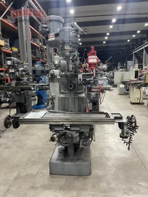 Wells Index Model 860, 2 Hp, 9"x46" tbl, 42-425 RPM, Vertical Horizontal Combination Mill