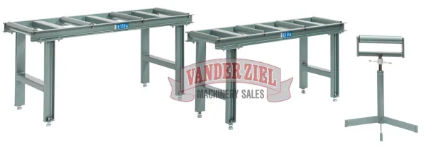 Ellis Stock Stand for Model 3000's and 4000's – 5’ Long, 4-Rollers (20″ W), PN 6227