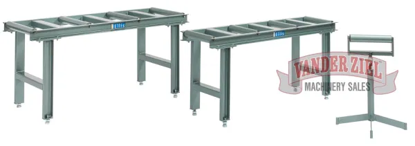 Ellis Stock Stand for Model 3000's and 4000's – 5’ Long, 4-Rollers (20″ W), PN 6227