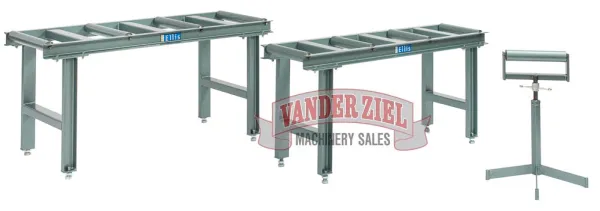 Ellis Stock Stand for Model 3000's and 4000's – 5’ Long, 4-Rollers (20″ W), PN 6227