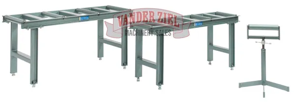 Ellis Stock Stand for Model 3000's and 4000's – 5’ Long, 4-Rollers (20″ W), PN 6227