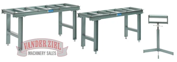 Ellis Stock Stand for Model 3000's and 4000's – 5’ Long, 4-Rollers (20″ W), PN 6227