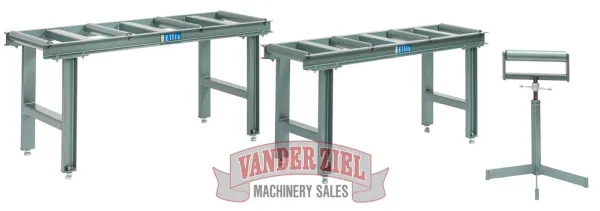 Ellis Stock Stand for Model 3000's and 4000's – 5’ Long, 4-Rollers (20″ W), PN 6227