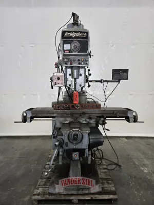 Bridgeport Series II Vertical Knee Mill, 11” x 58” Table