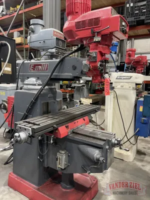 Acer EVS-3VK Vertical Knee Mill, 10" x 50", 3 HP