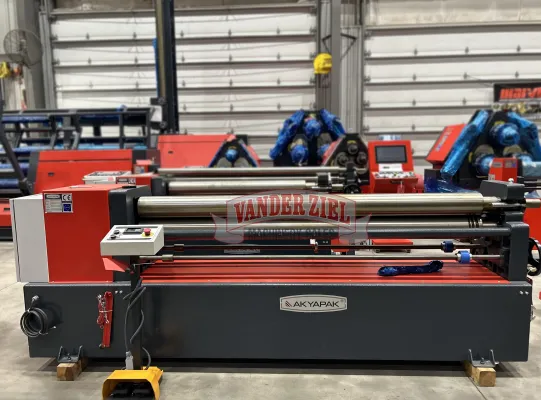 Akyapak ASM140-12/5.0 (4' x 1/4") 3 Roll Plate Bending Roll - NEW