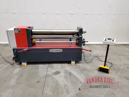 Akyapak ASM140-12/5.0 (4' x 1/4") 3 Roll Plate Bending Roll - NEW