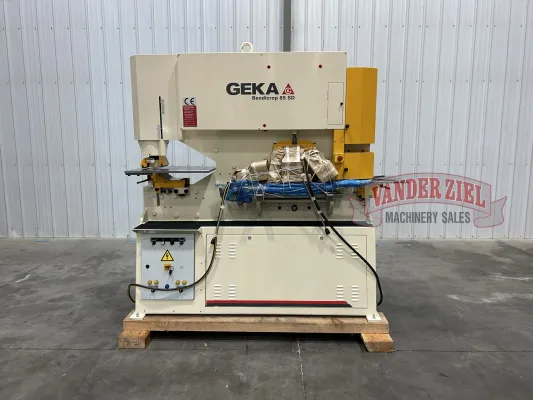 Geka 85 Ton Ironworker, Model Bendicrop 85SD, With Holders - NEW