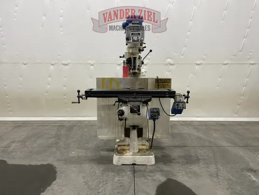 Bridgeport Series I Vertical Knee Mill, 9” x 48” Table, 2 HP