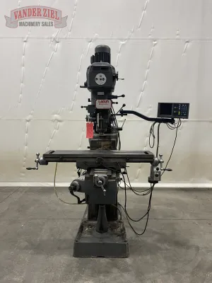 Lagun 10" x 44" Table Vertical Knee Mill, Model FTV-1, 3 HP