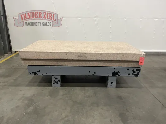 4' x 8' 12" Thick Pink Granite Surface Plate