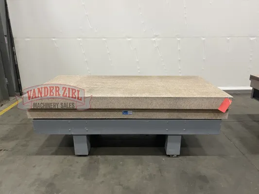 4' x 8'  11.5" Thick Pink Granite Surface Plate